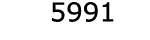  5991