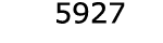  5927