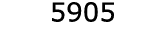  5905