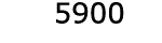  5900