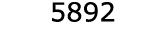  5892
