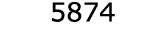  5874