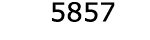  5857