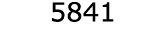  5841