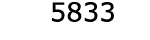  5833