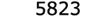  5823