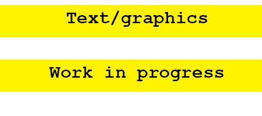 Text/graphics Work in progress 