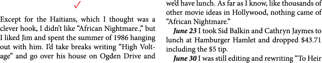 ✓ Except for the Haitians, which I thought was a clever hook, I didn’t like “﻿African Nightmare.,” but I liked Jim an...