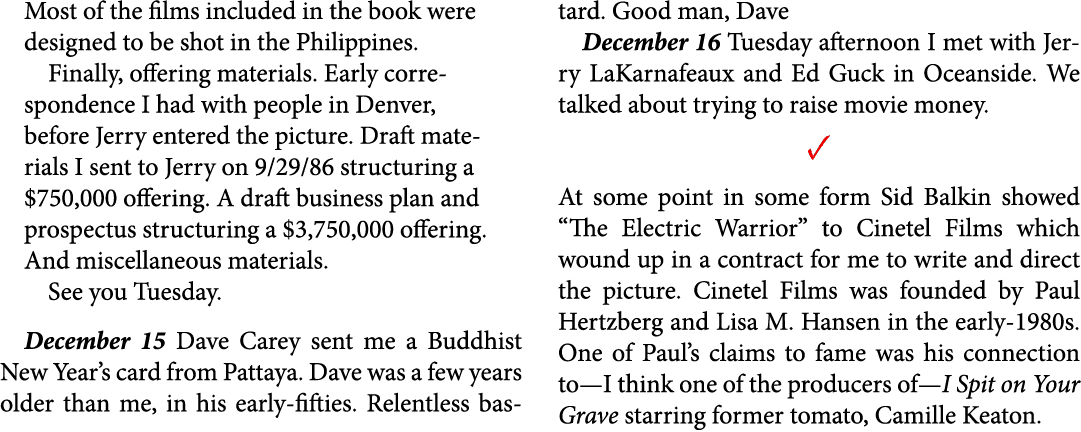 Most of the films included in the book were designed to be shot in the Philippines. Finally, offering materials. Earl...