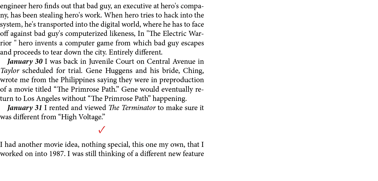 engineer hero finds out that bad guy, an executive at hero's company, has been stealing hero's work. When hero tries ...