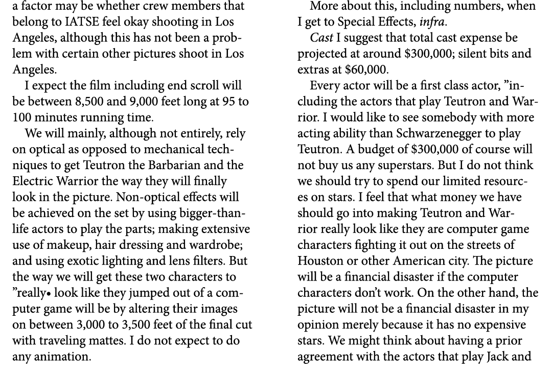 a factor may be whether crew members that belong to IATSE feel okay shooting in Los Angeles, although this has not be...