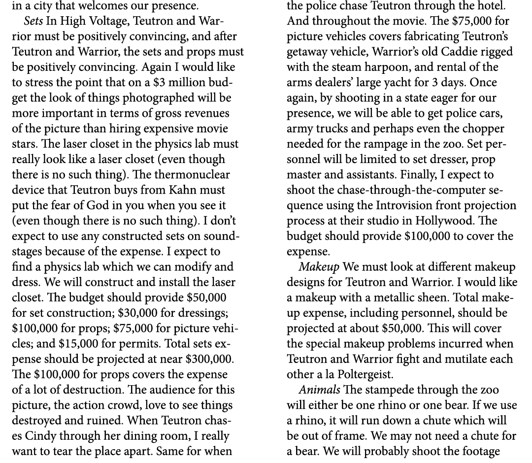 in a city that welcomes our presence. Sets In ﻿High Voltage, Teutron and Warrior must be positively convincing, and a...