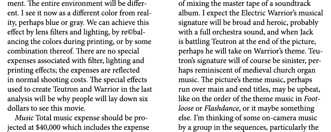 ment. The entire environment will be different. I see it now as a different color from reality, perhaps blue or gray....