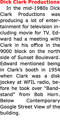 Dick Clark Productions In the mid 1980s Dick Clark Productions was producing a lot of entertainment for television in...