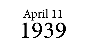 April 11 1939
