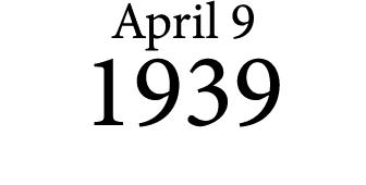 April 9 1939