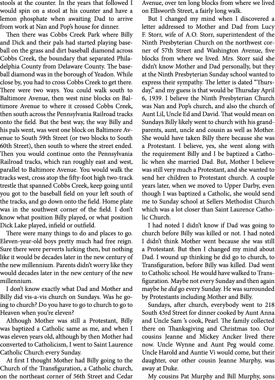 stools at the counter. In the years that followed I would spin on a stool at his counter and have a ﻿lemon phosphate ...