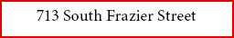 713 South Frazier Street