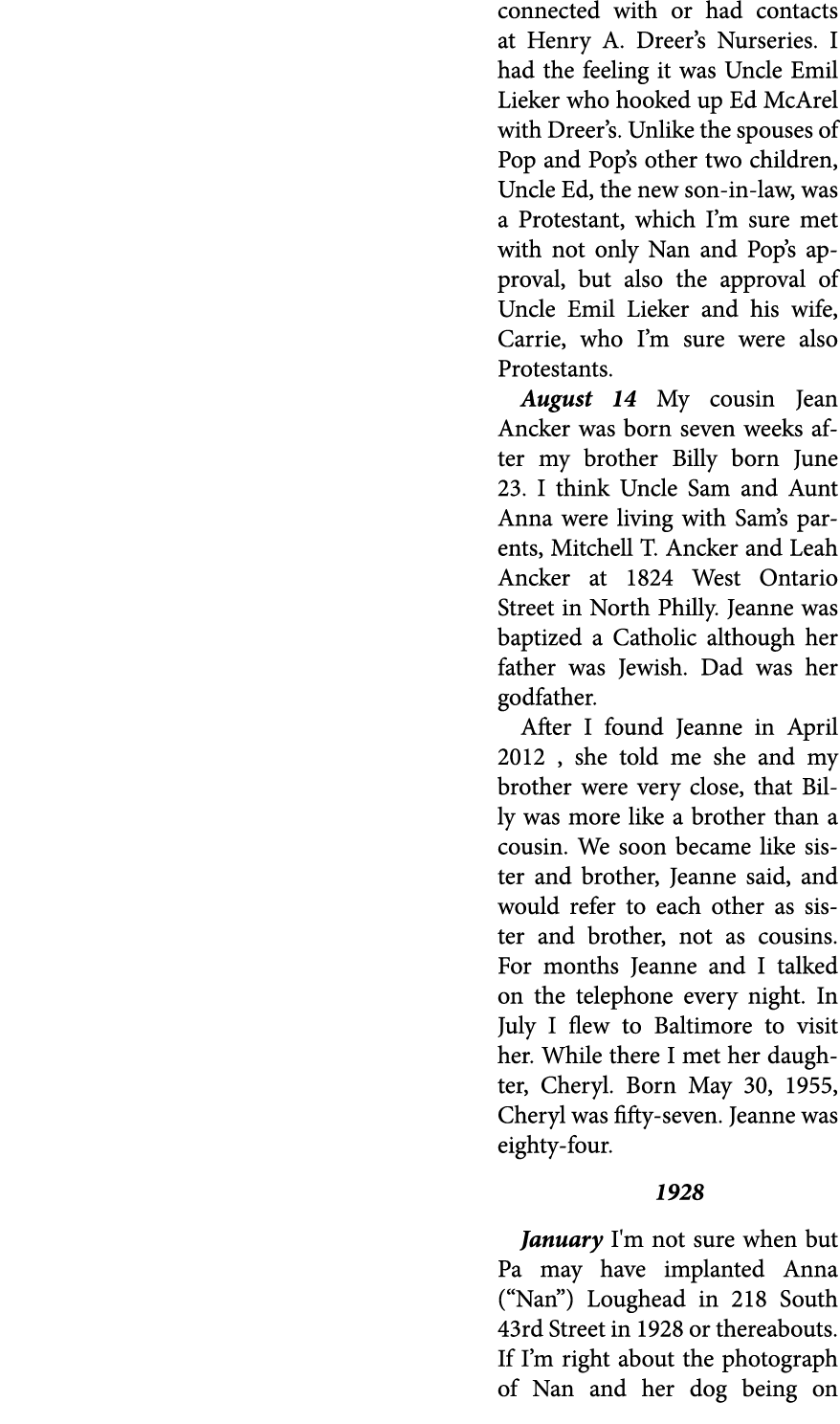 connected with or had contacts at ﻿Henry A. Dreer’s Nurseries. I had the feeling it was Uncle ﻿Emil Lieker who hooked...