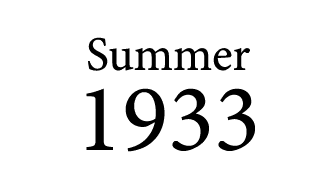 Summer 1933