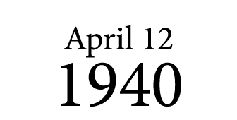 April 12 1940