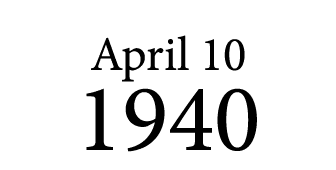 April 10 1940