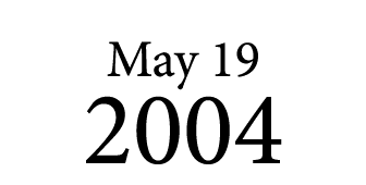 May 19 2004