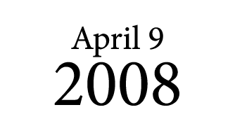 April 9 2008