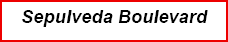 Sepulveda Boulevard