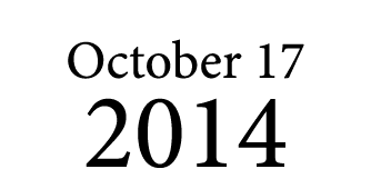 October 17 2014