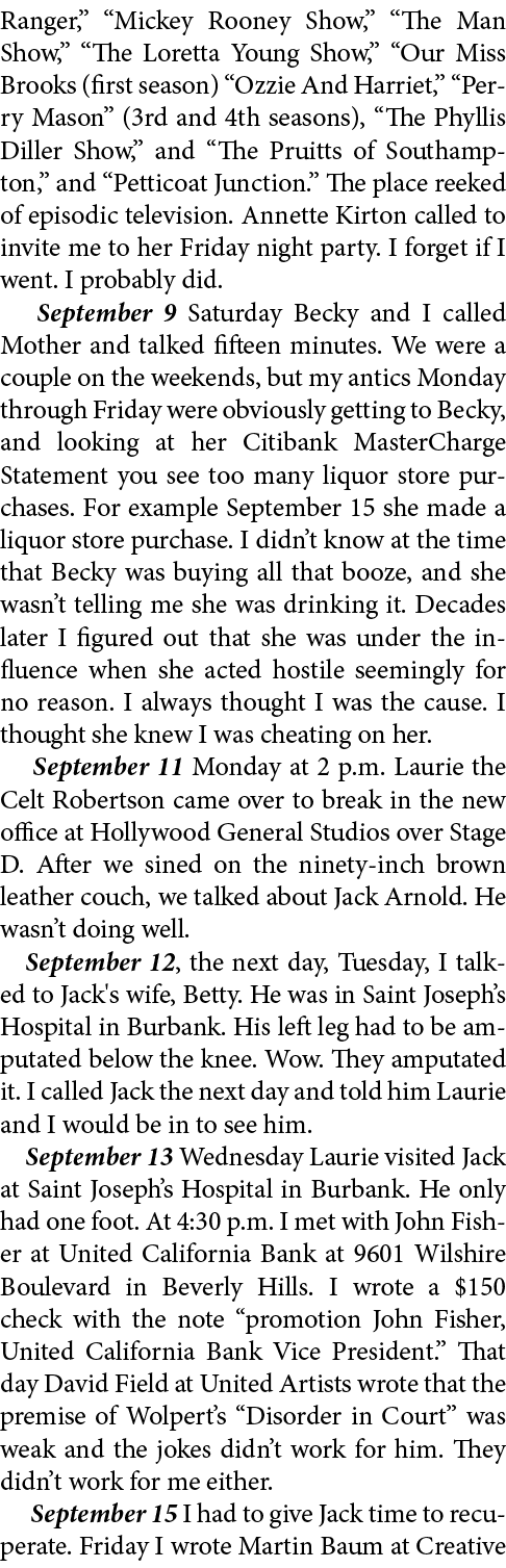 Ranger,” “﻿﻿Mickey Rooney Show,” “The Man Show,” “The Loretta Young Show,” “Our Miss Brooks (first season) “Ozzie And...