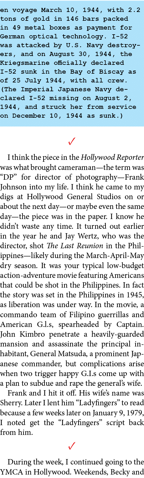 en voyage March 10, 1944, with 2.2 tons of gold in 146 bars packed in 49 metal boxes as payment for German optical te...