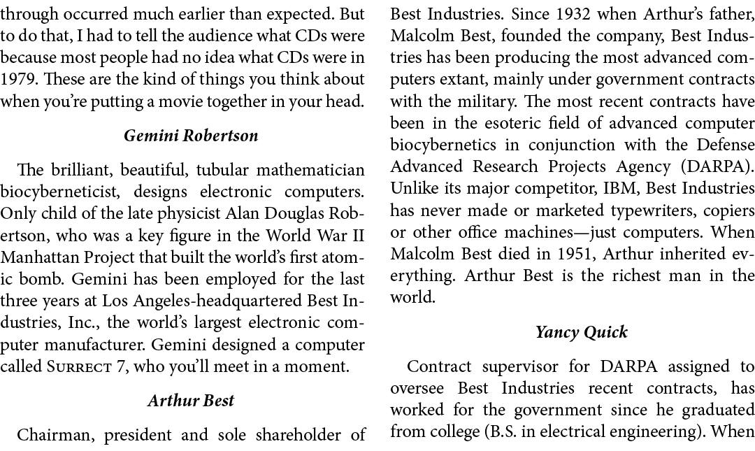 through occurred much earlier than expected. But to do that, I had to tell the audience what CDs were because most pe...