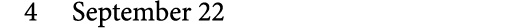 4 September 22