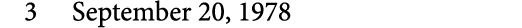 3 September 20, 1978