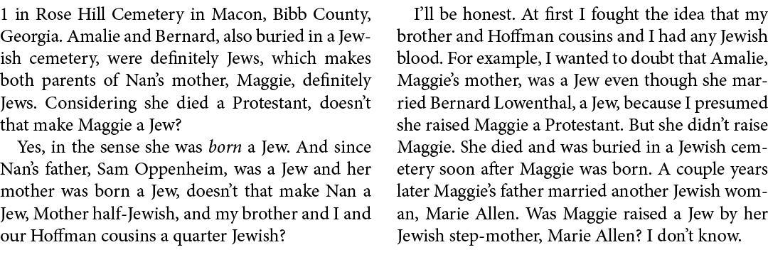 1 in ﻿Rose Hill Cemetery in ﻿Macon, ﻿Bibb County, ﻿Georgia. ﻿Amalie and Bernard, also buried in a ﻿Jewish cemetery, w...