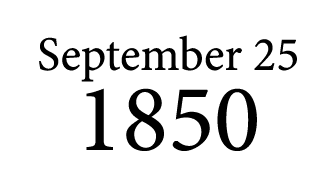 September 25 1850