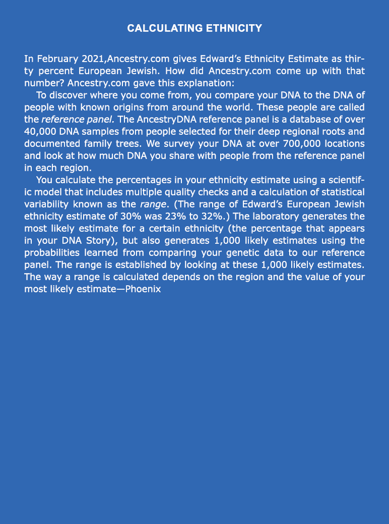 Calculating Ethnicity In February 2021,﻿Ancestry.com gives Edward’s ﻿Ethnicity Estimate as thirty percent ﻿﻿European ...