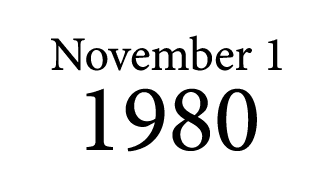 November 1 1980