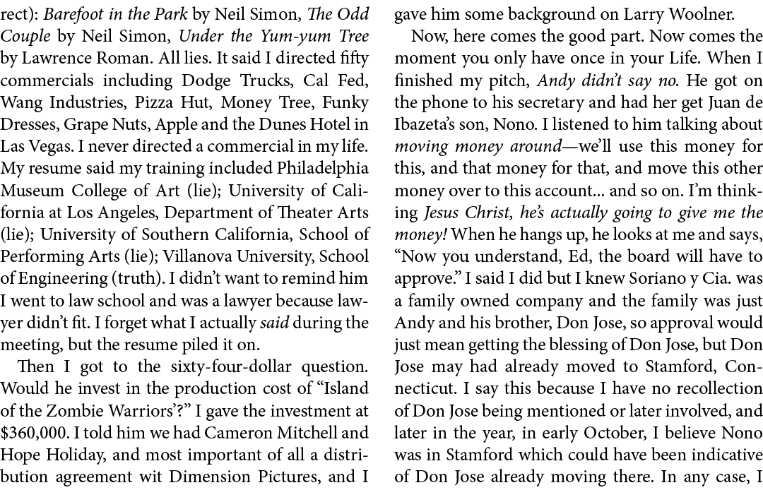 rect): Barefoot in the Park by Neil Simon, The Odd Couple by Neil Simon, Under the Yum yum Tree by Lawrence Roman. Al...