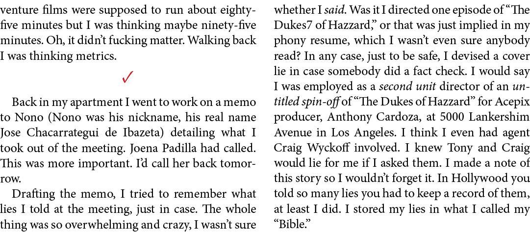 venture films were supposed to run about eighty five minutes but I was thinking maybe ninety five minutes. Oh, it did...