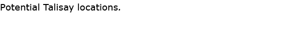 Potential ﻿Talisay locations.