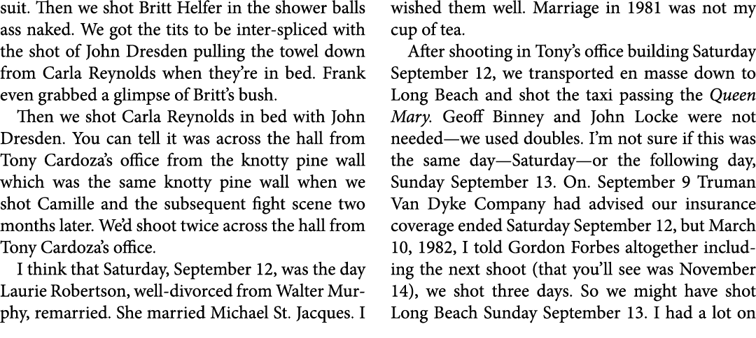 suit. Then we shot Britt Helfer in the shower balls ass naked. We got the tits to be inter spliced with the shot of ﻿...