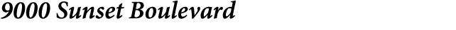 ﻿9000 Sunset Boulevard