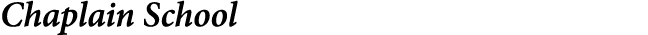 Chaplain School