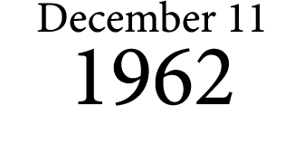December 11 1962