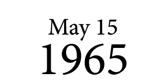 May 15 1965