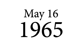 May 16 1965