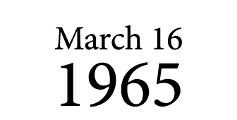 March 16 1965