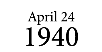 April 24 1940